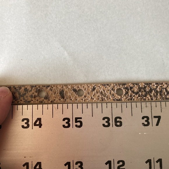 Skinny Snake/skin belt 34-36” - Picture 3 of 3